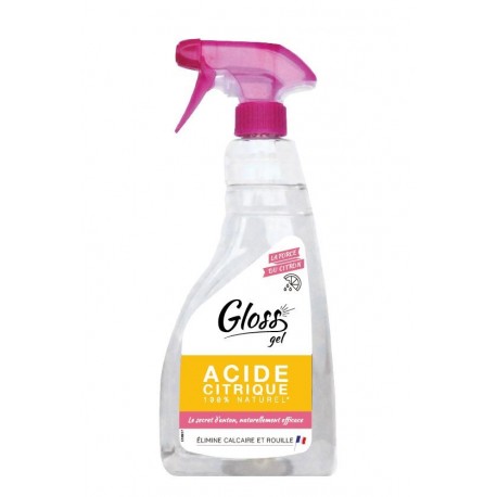 Acide citrique 100% naturel 750 ml GLOSS 4,36 € chez Netup Appro