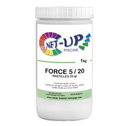 Chlore multifonction pastille 20g FORCE 5