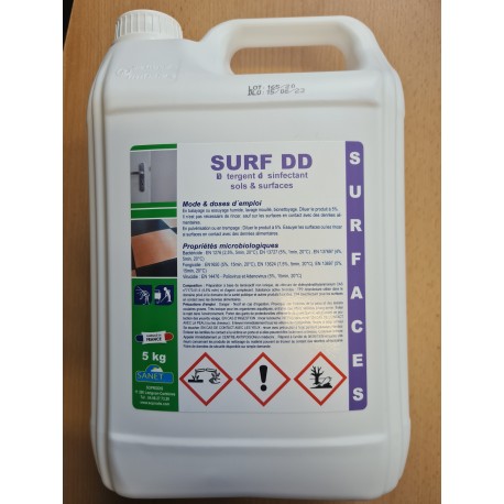 Sanet surf DD desinfectant sol et surfaces 5 kg
