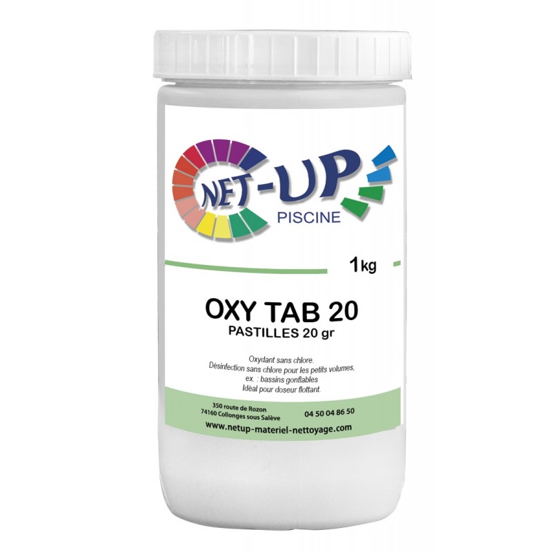 Oxygène actif Tab 20 gr 1 Kg OCEDIS 20,03 € chez Netup Appro