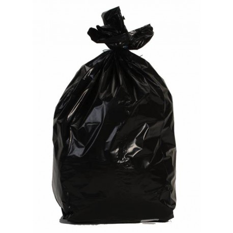 Sac poubelle plastique 50 L transparent 50µ