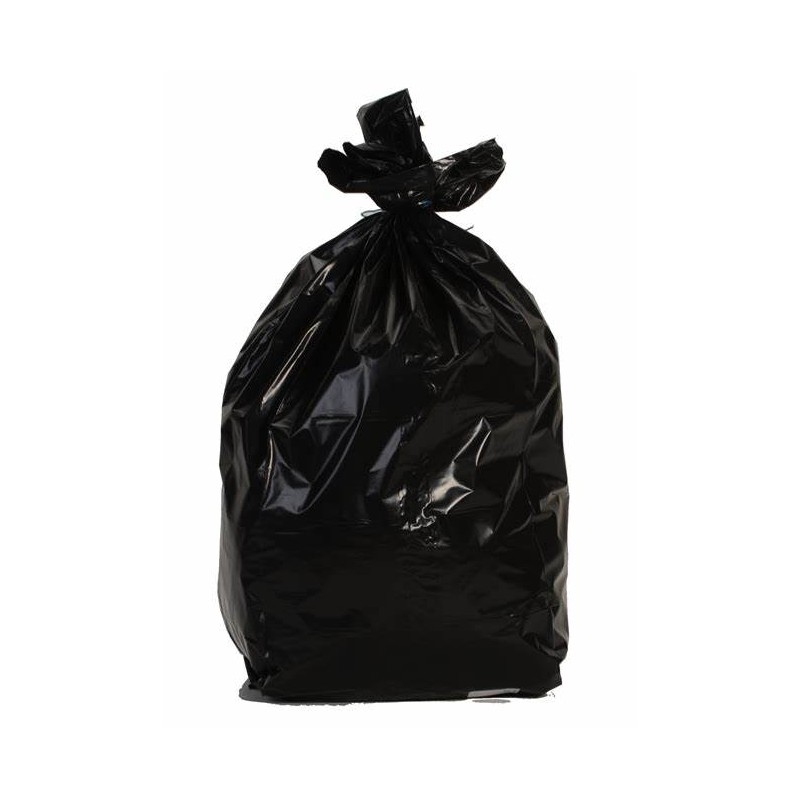 Sacs poubelles et à déchets de 50 litres noir HD (x500)