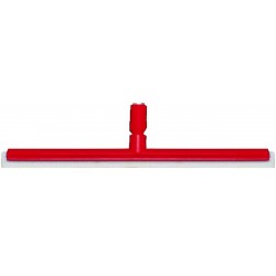 Raclette monobloc et monolame en élastomère pour sol 50 cm Rouge