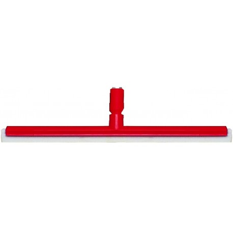 Raclette monobloc et monolame en élastomère pour sol 50 cm Rouge