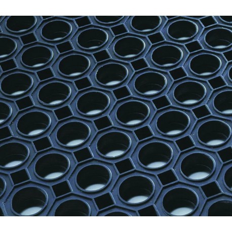 Tapis d'extérieur 60 cm x 80 cm Noir Oct O Mat