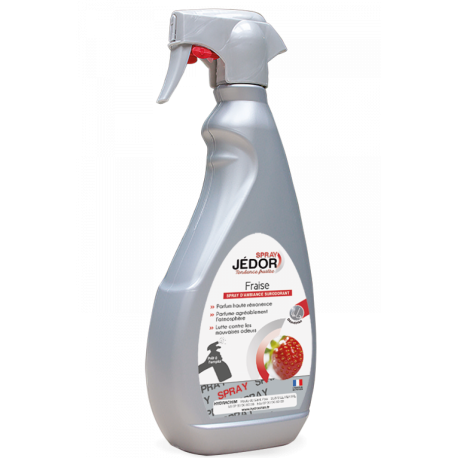 Spray d'ambiance surodorant Jédor Fraise 500ml