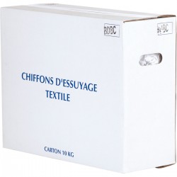 Chiffons d'essuyage en coton recyclés 10 Kg