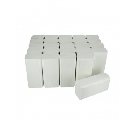 Essuie main blanc en Z 2 Plis 3750 F