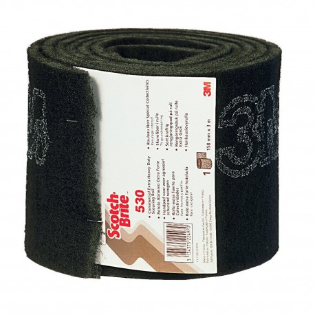 Rouleau noir abrasif 158 mm x 3 m 3M